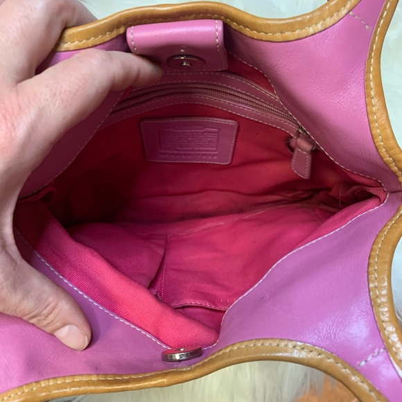 Pink coach bag - Picture 7 of 8